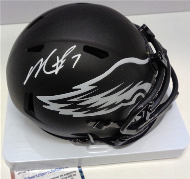 Michael Vick Autographed Eagles Black Mini Helmet