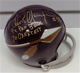 Chris Hanburger Autographed Redskins Mini Helmet Inscribed