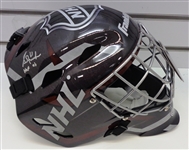 Grant Fuhr Autographed Full Size Goalie Helmet w/ HOF