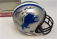 Wayne Walker Autographed Detroit Lions Micro Mini Helmet