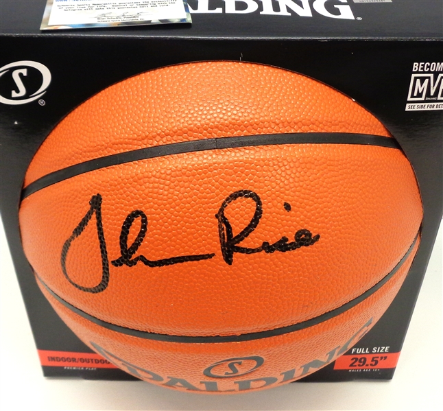 Glen Rice Autographed I/O Basketball