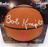 Bobby Knight Autographed Indiana Logo Basketball