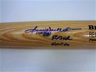 Reggie Jackson Autographed Bat w/ HRs/HOF