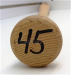 Rob Deer Autographed Team Issued Bat