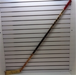 Jamie Pushor Game Used Autographed Stick