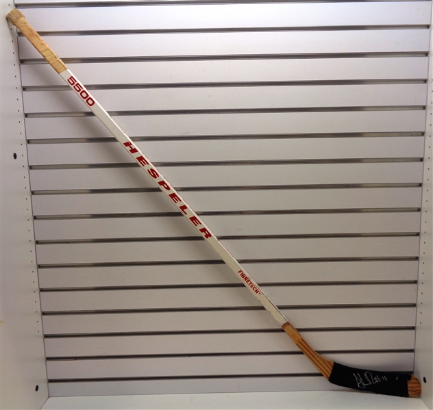 Shawn Burr Game Used Autographed Stick