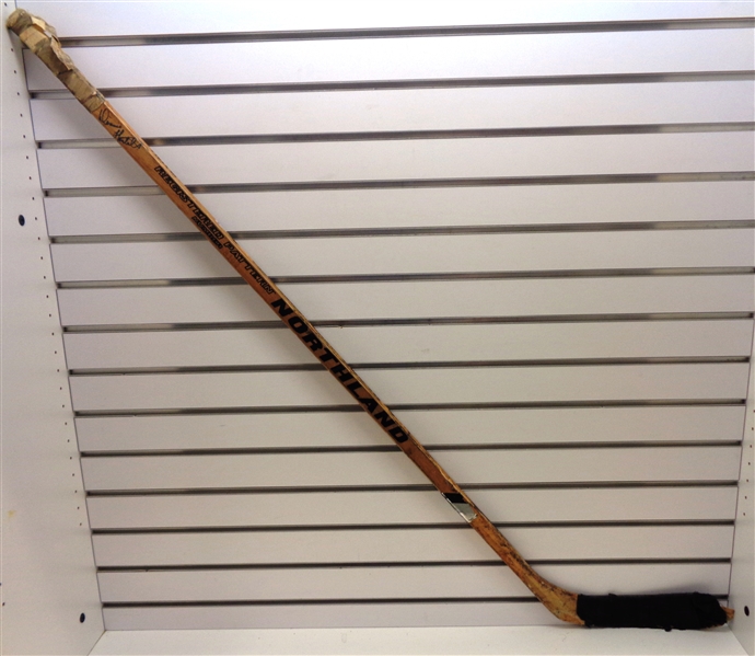 Dennis Hextall Game Used Autographed Stick
