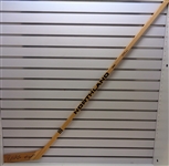 Rick Vaive Autographed Stick w/ 441 Goals