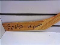 Rick Vaive Autographed Stick w/ 441 Goals