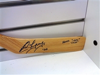 Rod Langway Autographed Stick w/ 1983/84 Norris