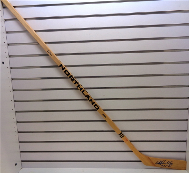 Dale Hawerchuk Autographed Stick