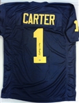 Anthony Carter Autographed Custom Jersey