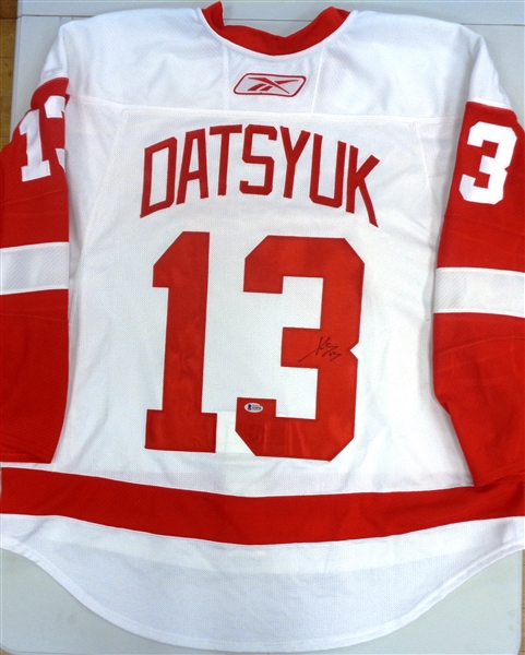 Pavel Datsyuk Authentic Wings Jersey w/ 2002 Cup Patch