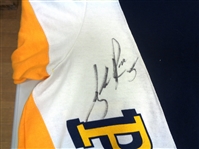 Jalen Rose Autographed Pacers Shirt