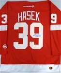 Dominik Hasek Autographed Red Wings Jersey