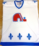 Quebec Nordiques White Jersey Jumbo Size