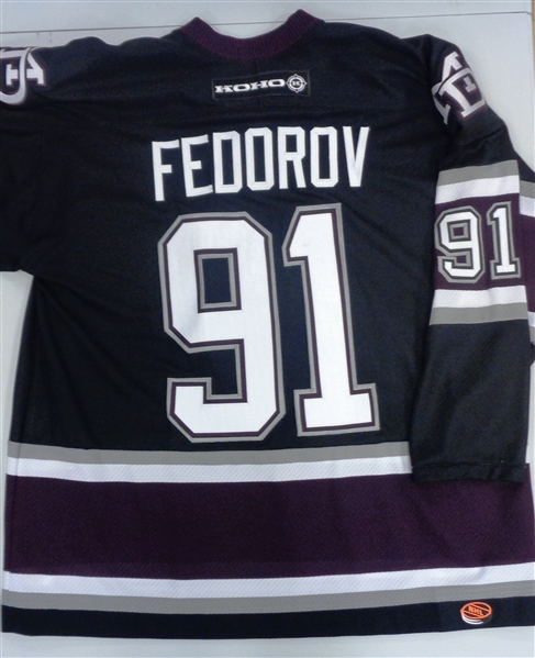 Sergei Fedorov XL Mighty Ducks Jersey