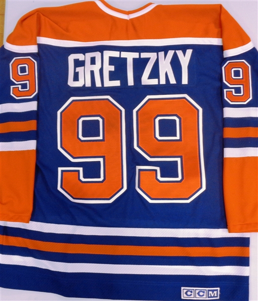 Wayne Gretzky XL Edmonton Oilers Jersey