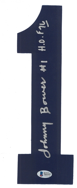 Johnny Bower Autographed Jersey Number