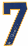 Rick Martin Autographed Jersey Number