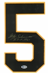 Milt Schmidt Autographed Jersey Number