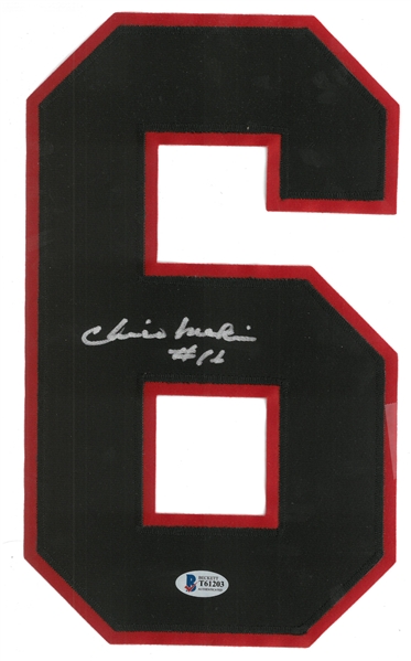 Chico Maki Autographed Jersey Number