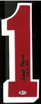 Chuck Rayner Autographed Jersey Number