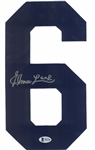 Elmer Lach Autographed Jersey Number