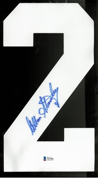 Allan Stanley Autographed Jersey Number