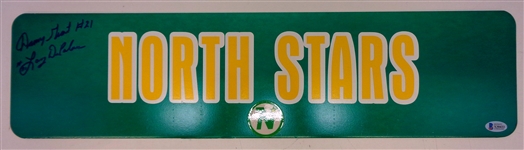 Danny Grant & Larry DePalma Autographed Street Sign