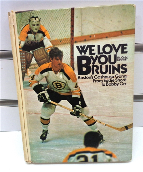 Bruins Book Signed by 8 (6 HOFers)
