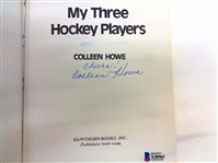 Colleen Howe Autographed My Three Hockey Players Book