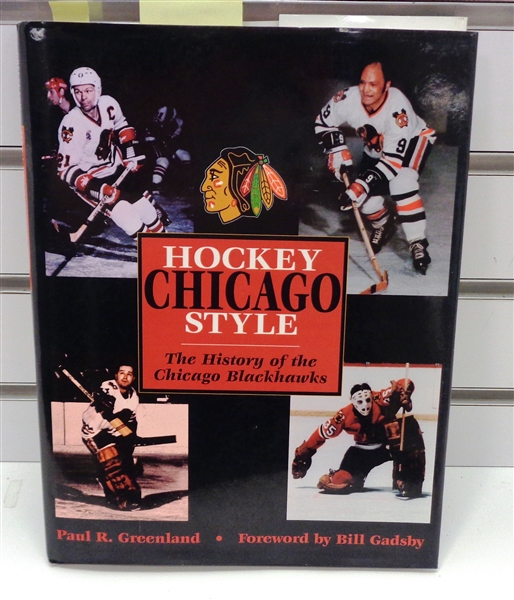 Reg Fleming Autographed Blackhawks Book