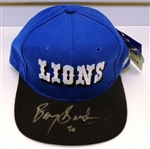 Barry Sanders Autographed Lions Hat