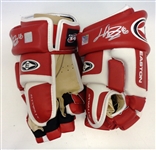 Henrik Zetterberg Autographed Hockey Gloves