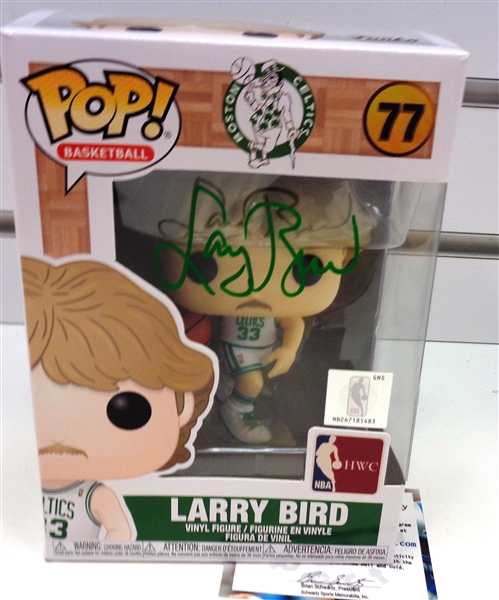Larry Bird Autographed Funko-Pop