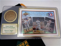 1993 Upper Deck Heroes of Baseball Card & Coin (Given to Players)