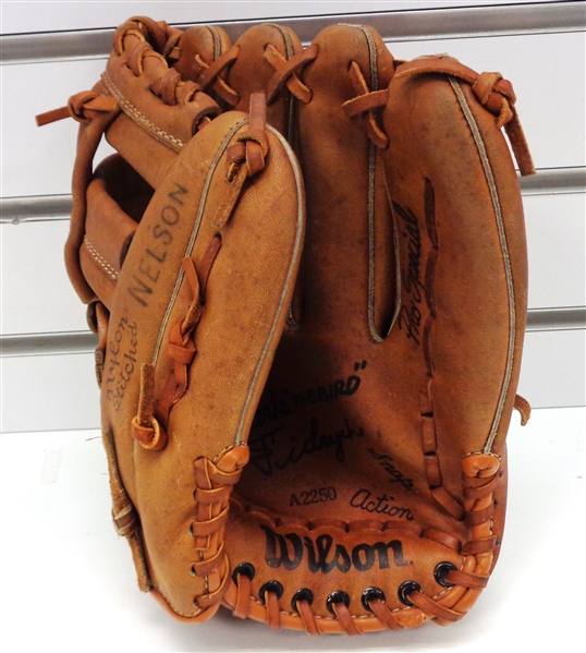Mark "The Bird" Fidrych Autographed Store Model Glove