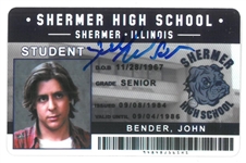 Judd Nelson Autographed Breakfast Club Student ID