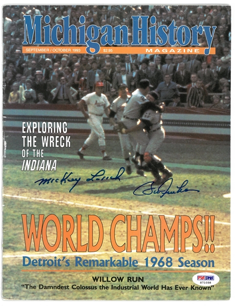 Mickey Lolich & Bill Freehan 1993 Michigan History Magazine