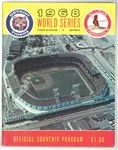 1968 World Series Program - Tigers vs Cardinals