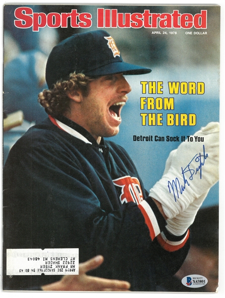 Mark "The Bird" Fidrych Autographed 1978 Sports Illustrated