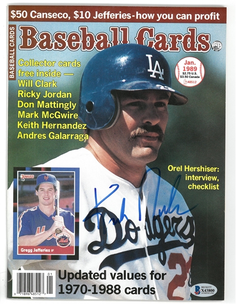 Kirk Gibson Autographed 1989 Price Guide