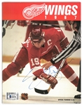 Steve Yzerman Autographed 1987 Yearbook