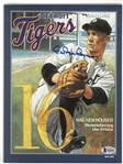 Hal Newhouser Autographed Detroit Tigers Program