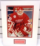 Chris Osgood Autographed Matted 8x10