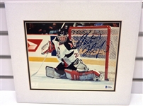 Dominik Hasek Autographed Matted 8x10