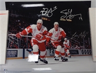 Shanahan/Yzerman/Murphy 16x20 Signed