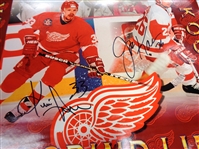 Grind Line 24x36 Poster Signed by Maltby/Draper/Kocur/McCarty