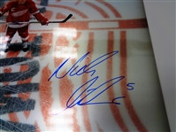 Nick Lidstrom Autographed 14x20 Center Ice
